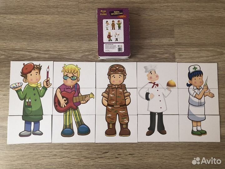 Детские пазлы 1-3 года 24, 35, 60 элементов