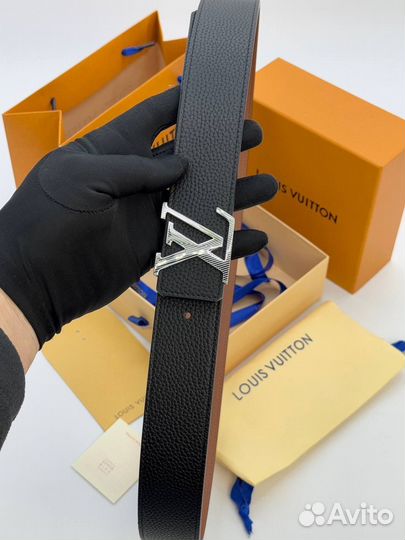 Ремень мужской кожаный Louis Vuitton