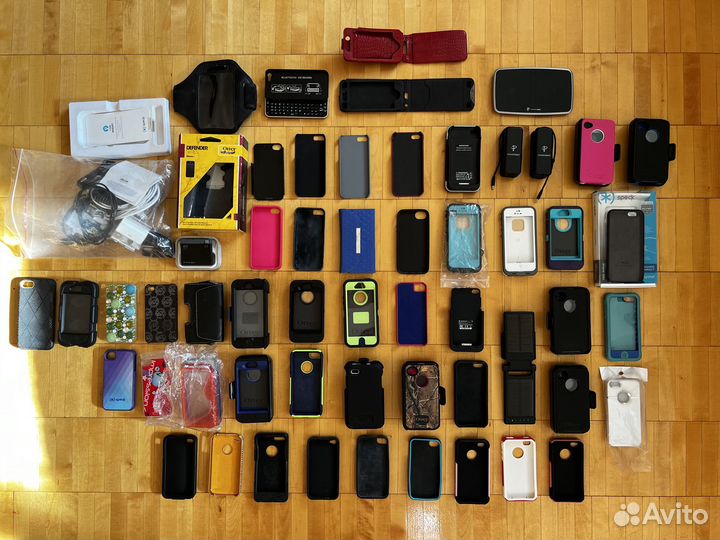 Большая коллекция аксессуаров iPhone SE, 5s, 5, 4s