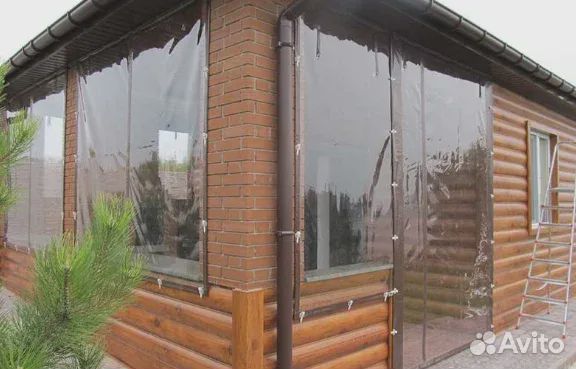 Мягкие окна для беседки