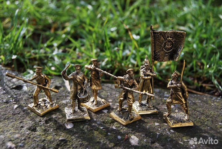 Солдаты Крымская война бронза