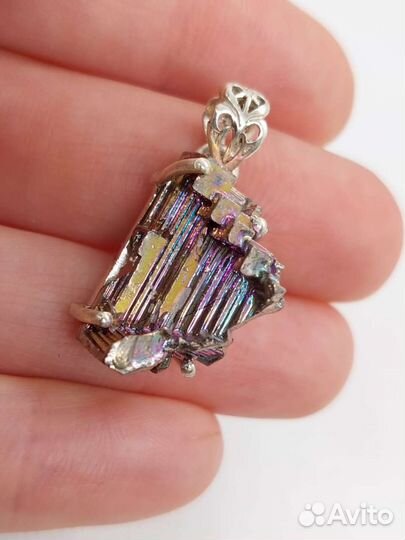 Висмут кулон-подвеска