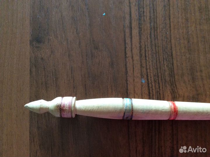 Деревянное, старинное веретено