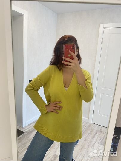 Шерсть мериноса Benetton cвитер свитшот