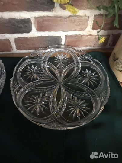 Nachtmann два блюда хрусталь