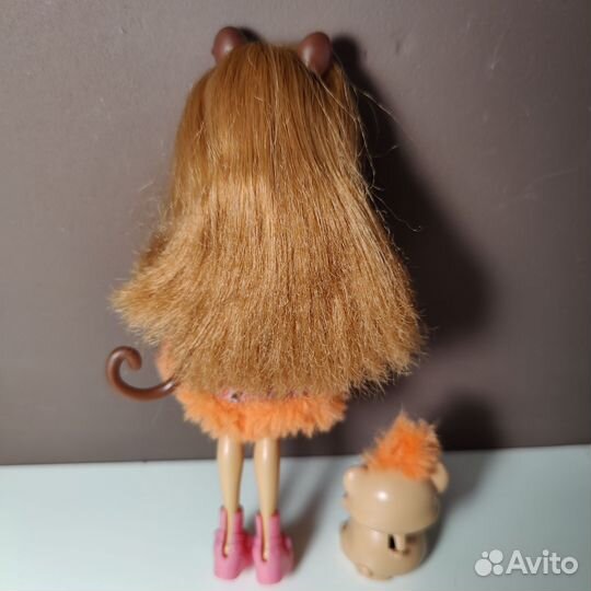 Куклы Enchantimals Гепард, Корова и Лебедь