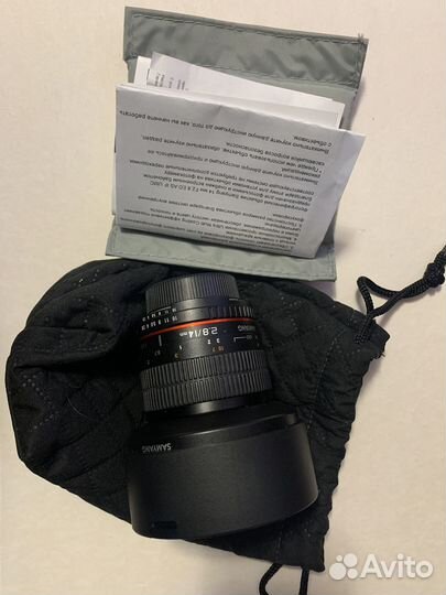 Объектив samyang 14mm f 2.8 ED AS IF UMS AE