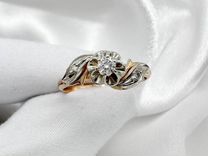 Золотое кольцо с бриллиантами 585 / 3.23 гр