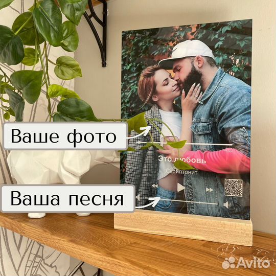 Фоторамка с музыкой Лучший подарок