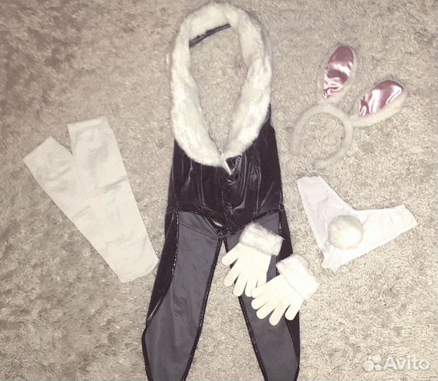 Костюм для гоу-гоу, костюм зайчика