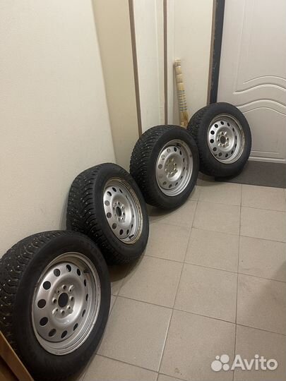 Колеса зимние nokian tyres nordman 8 r14 шипы