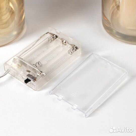 Светодиодная фигура 'Венок' 30 см, металл, батарей