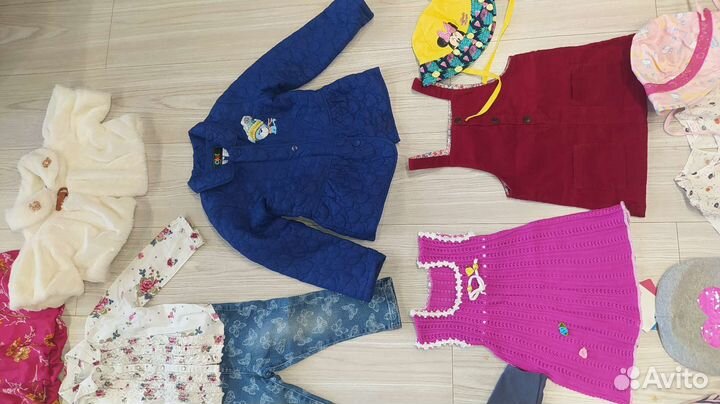 Одежда для девочки 80-110, куртка, джинсы, платья