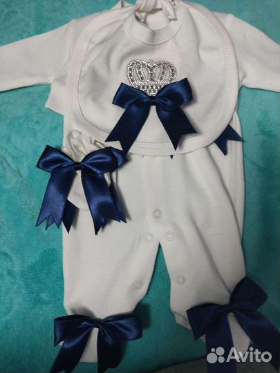 Новый комплект на выписку для мальчика