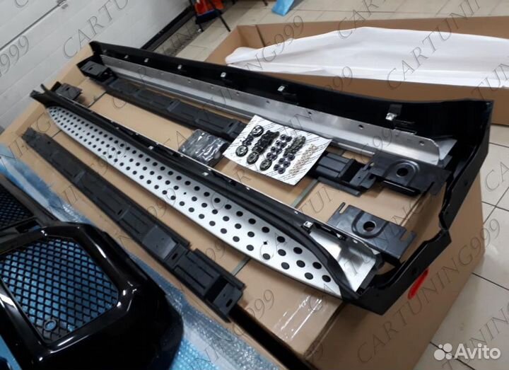 Пороги Mercedes GL 164