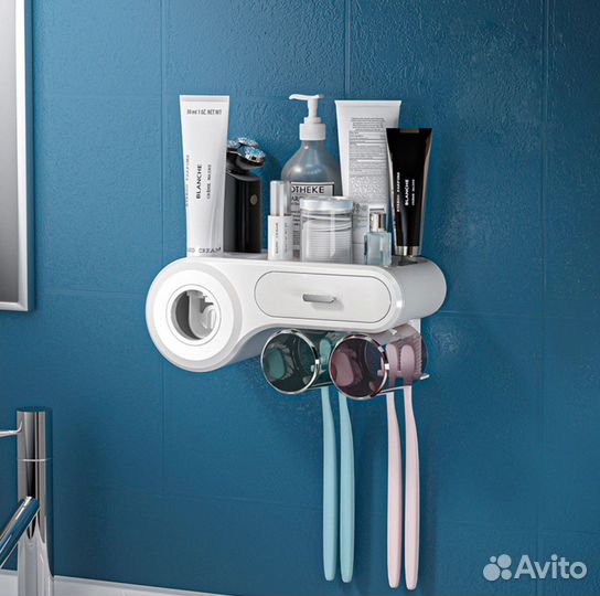 Держатель для зубных щеток настенный органайзер