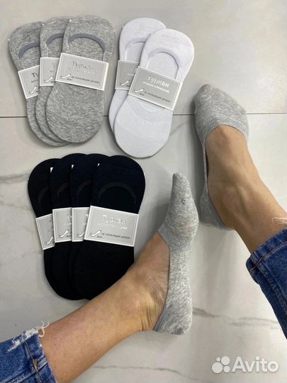 Носки женские короткие