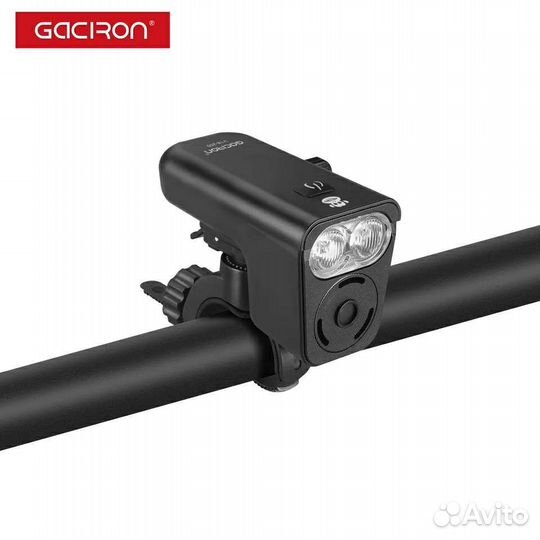 Велофара со звуковым сигналом Gaciron V18
