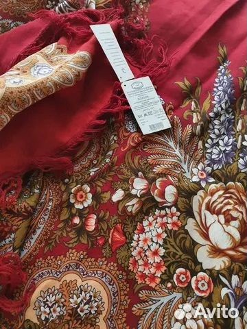 Павловопосадская шаль / платок 146х146 см