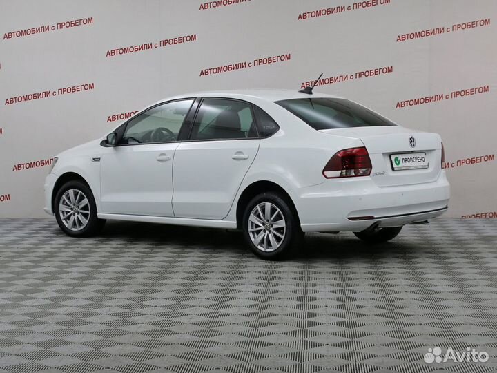 Volkswagen Polo 1.6 AT, 2018, 104 231 км