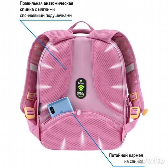 Ранец школьный для девочки новый