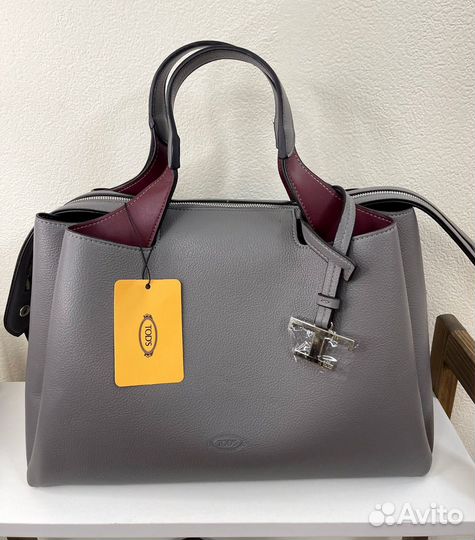 Сумка женская Tods 27см натуральная кожа