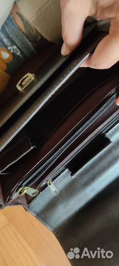 Барсетка кожаная мужская, redmond