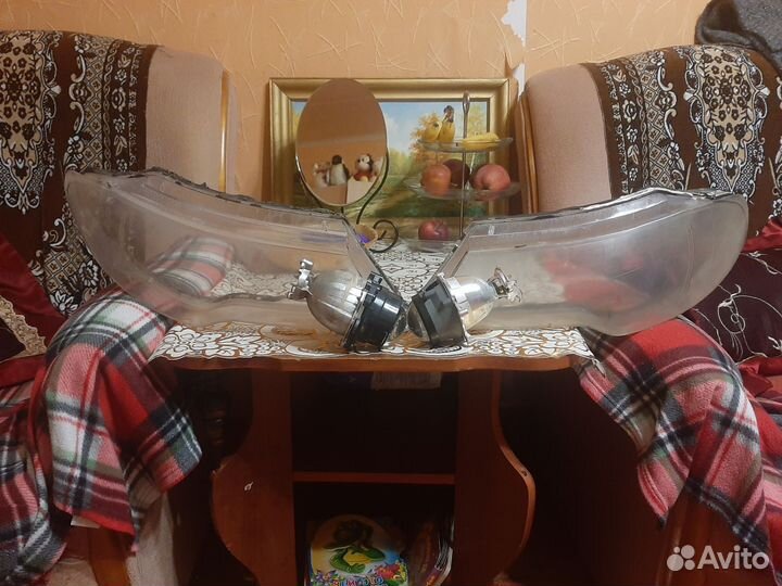 Стекла фар дэу нексия 2шт н150