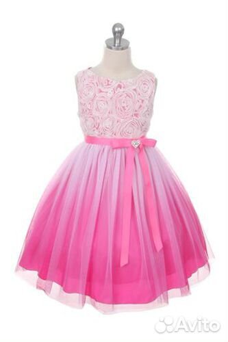 Детское нарядное платье 122