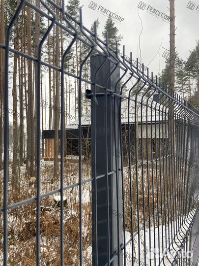 Забор из Гиттер 3Д 3 мм