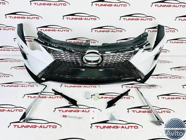 Бампер передний Toyota Camry 50/55 Lexus стиль