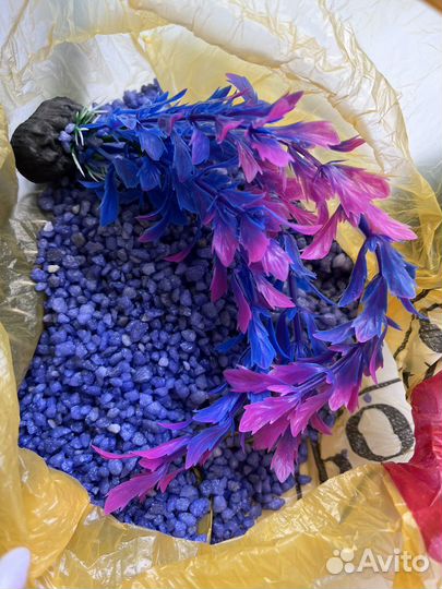 Аквариум круглый с подсветкой