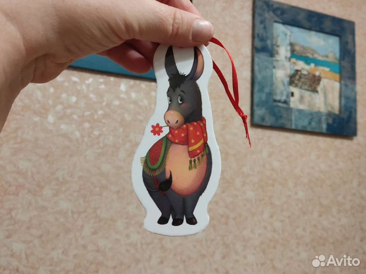 Ёлочные игрушки из картона, набор