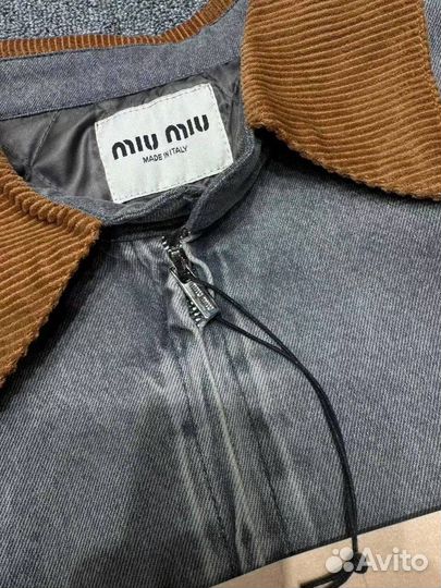 Джинсовая куртка miu miu