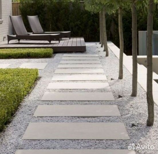 Пошаговая дорожка под мрамор