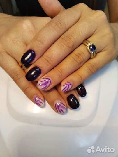 Педикюр с покрытием гель-лаком