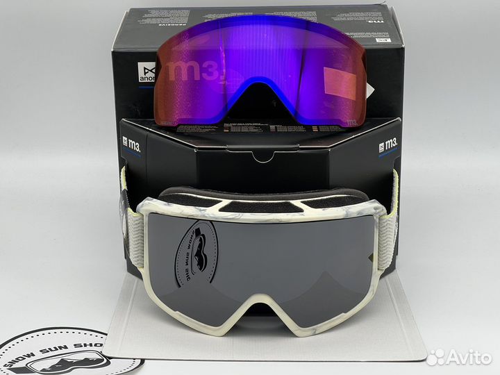 Сноуборд маска Anon M3 Gray