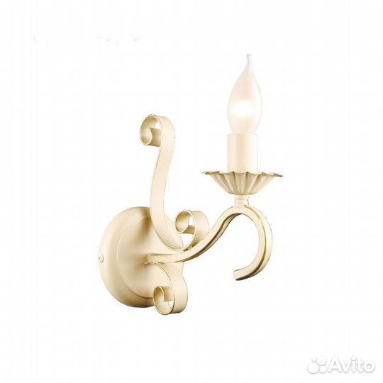 Бра Варна 1x40W E14 слоновая кость 12х24х21см