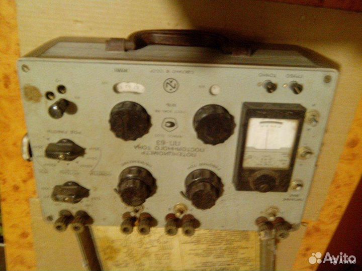 Потенциометр и вольтметр. СССР