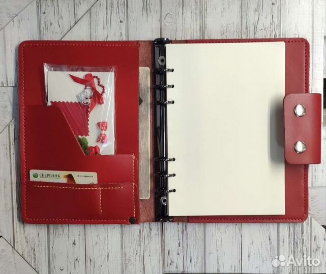 Кожаный ежедневник