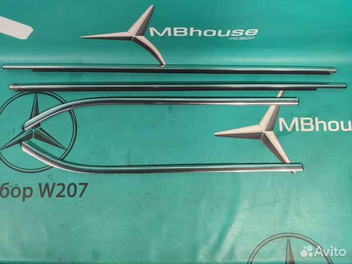 Молдинги дверей Mercedes W204 купе