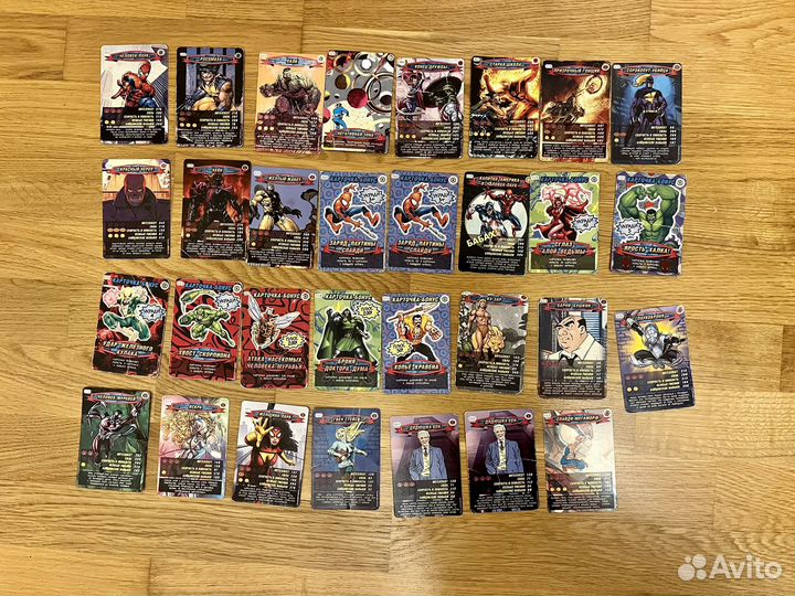 Карточки Человек Паук набор (169 карт)