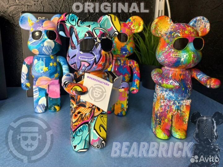 Блютуз колонка Bearbrick Супер модная колонка 2023