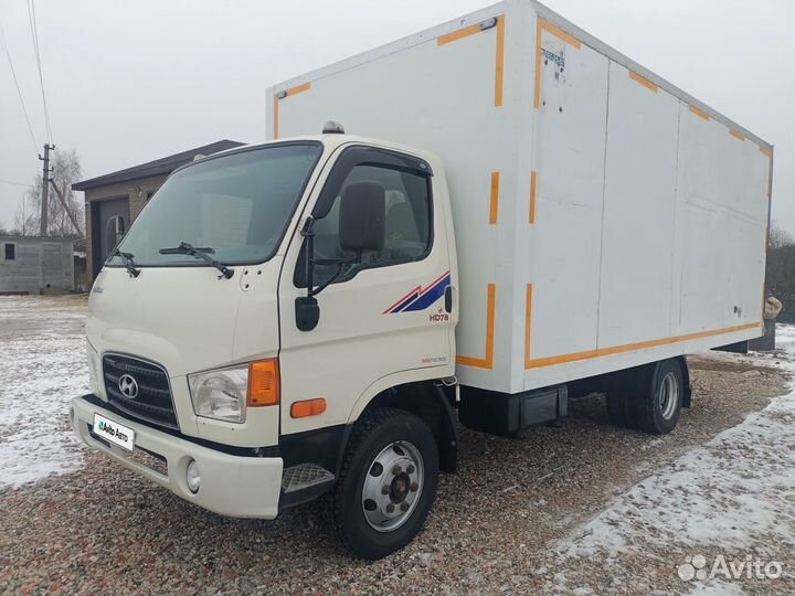 Изотермический фургон 25 м³ Hyundai HD78, 2011