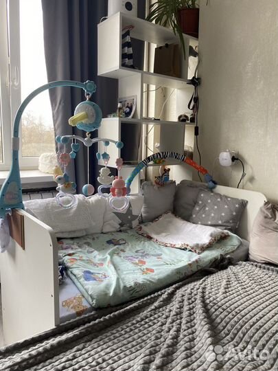 Кроватка трансформер с маятником