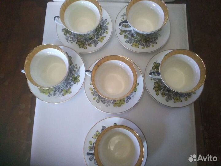 Фарфоровые чайные пары 