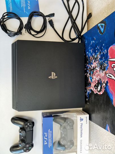 Sony Ps4 Pro 1tb 7208B +50 игр +2 Джойстика