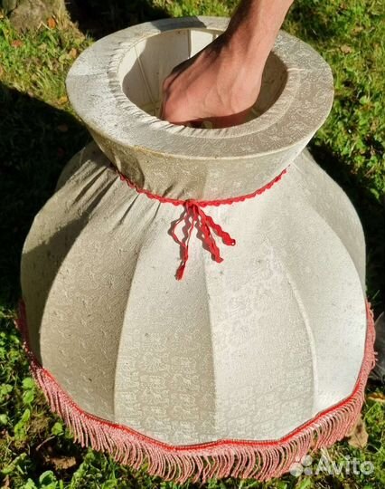 Абажур СССР винтажный большой