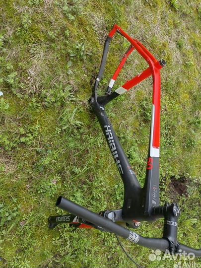 Карбоновая рама Haibike Greed + воздушная вилка