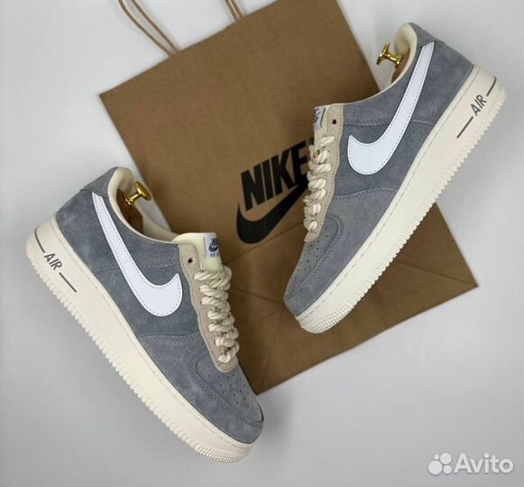 Nike Air Force 1: Серый - Непревзойденный Стиль